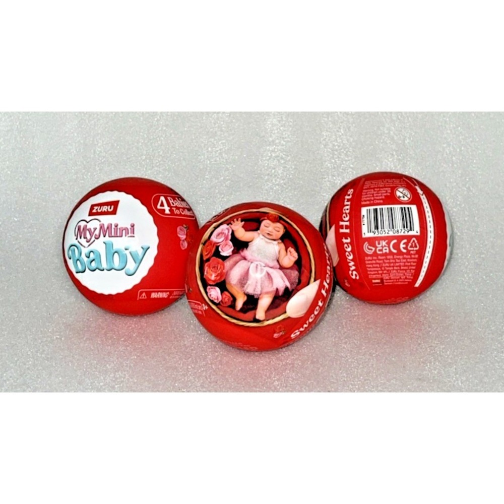 Zuru My Mini Baby Sweet Hearts Lot of 3 Sealed Mixed Weights Collectible Mystery
